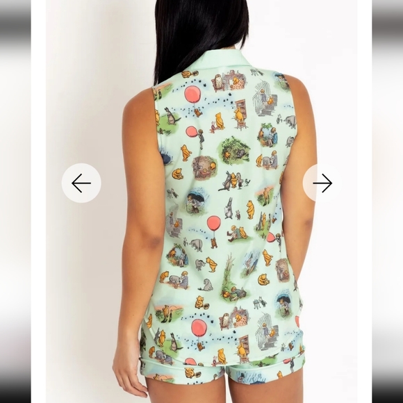 Winnie the Pooh button up business top - Picture 3 of 6